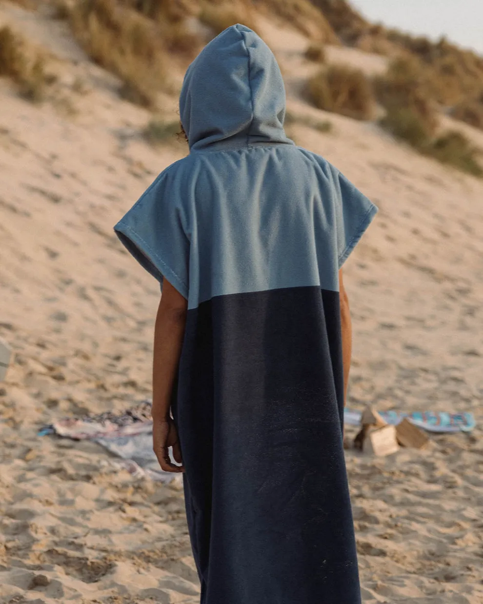 Baja Recycled Towel Poncho