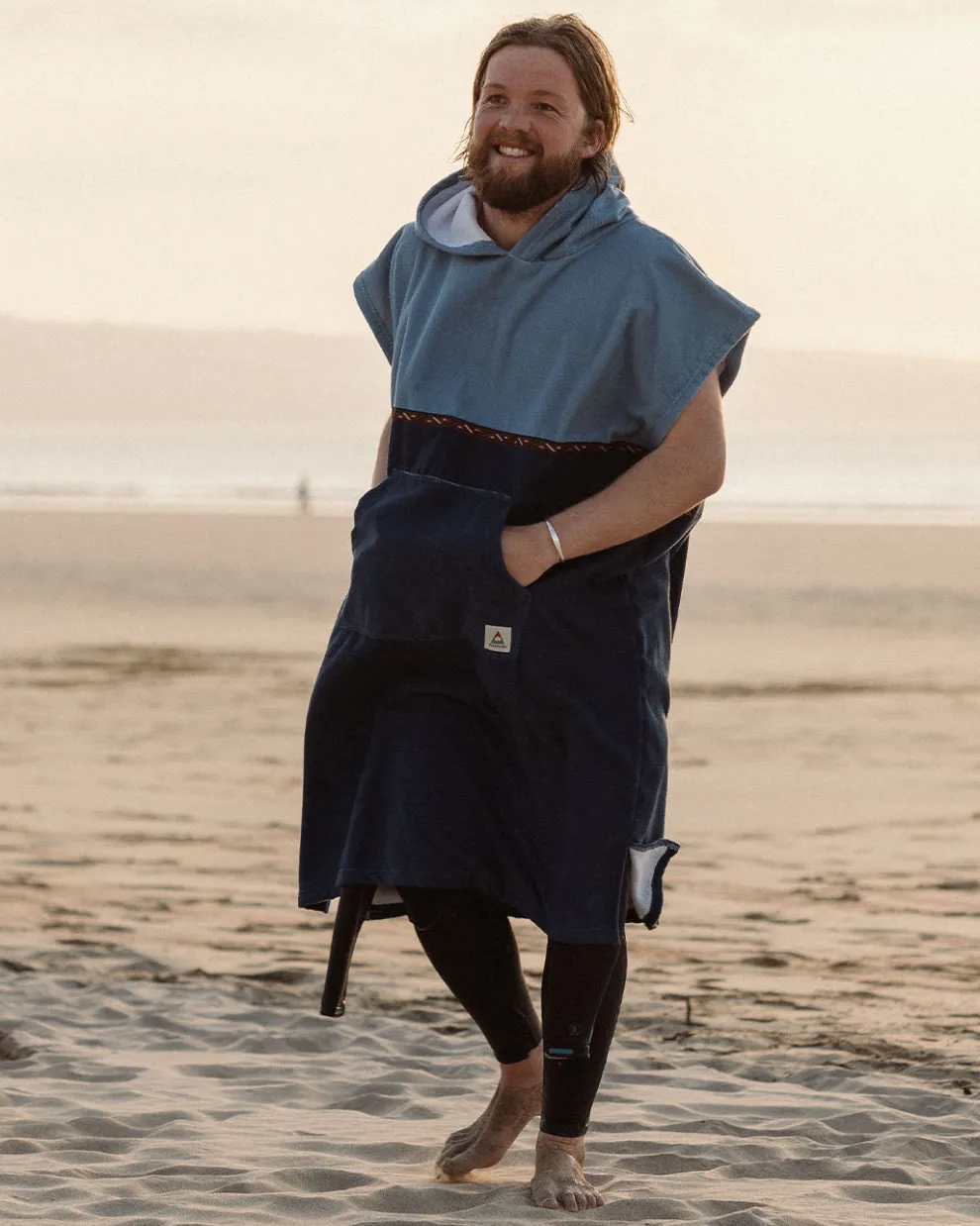 Baja Recycled Towel Poncho