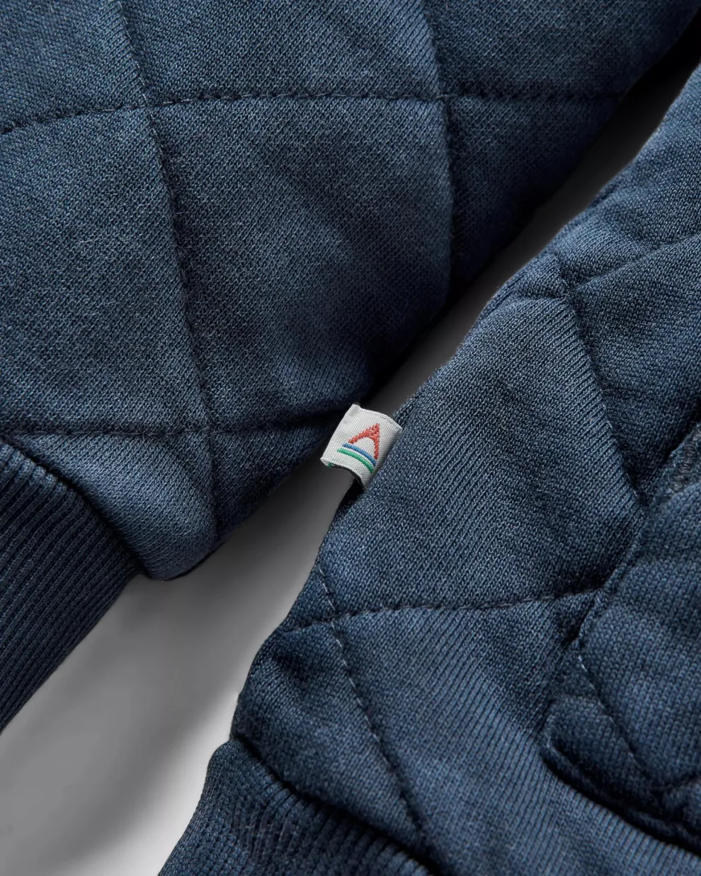 Clementine Recycled Quilted Popper Up Hoodie