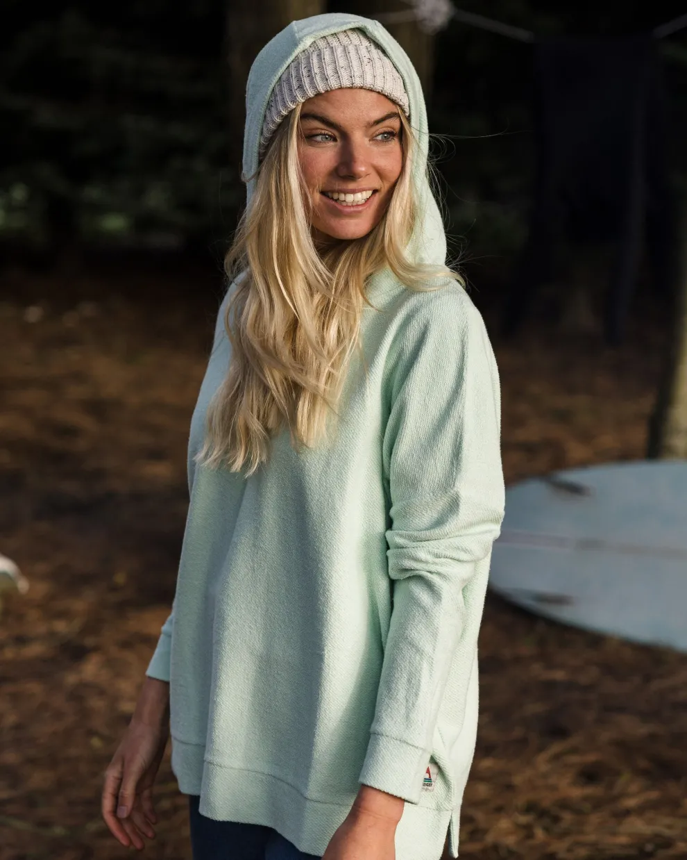 Clove Organic Cotton Textured Hoodie