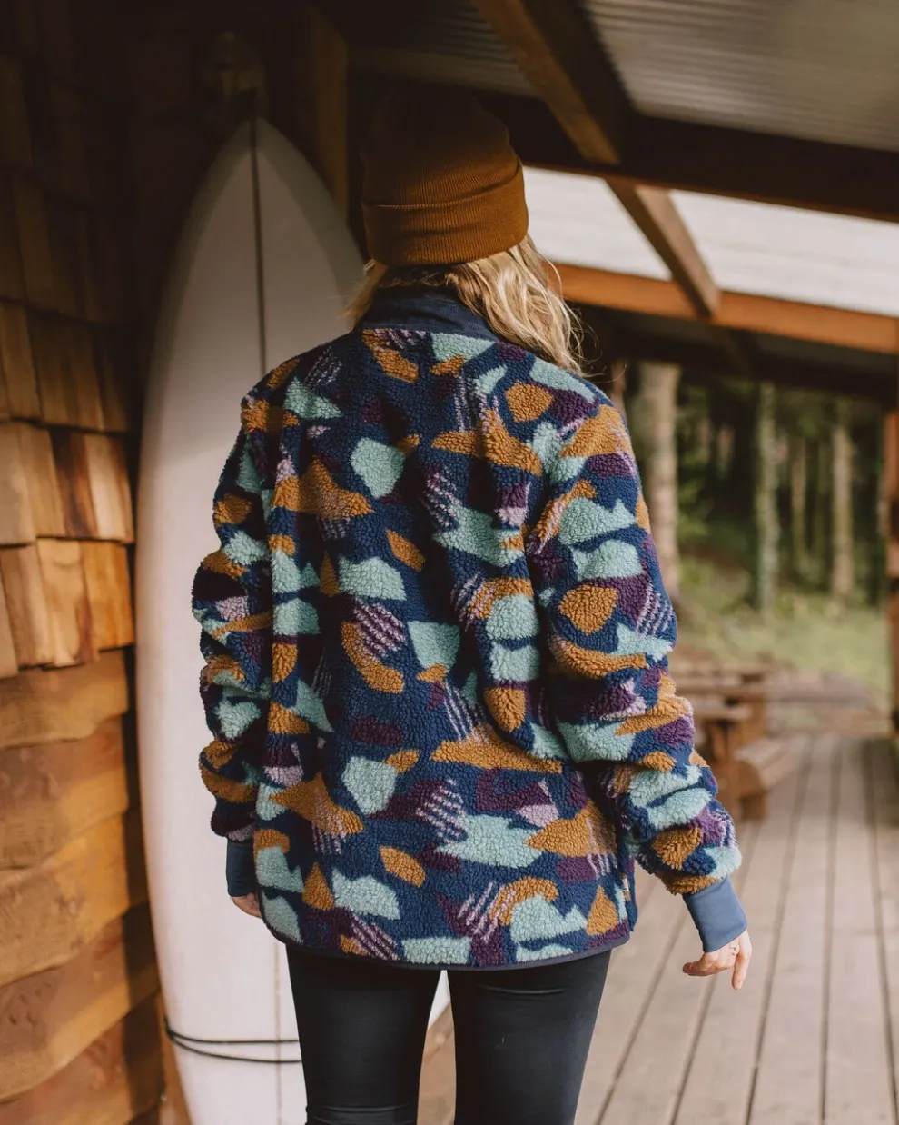 Clover Recycled Deep-Pile Sherpa Fleece