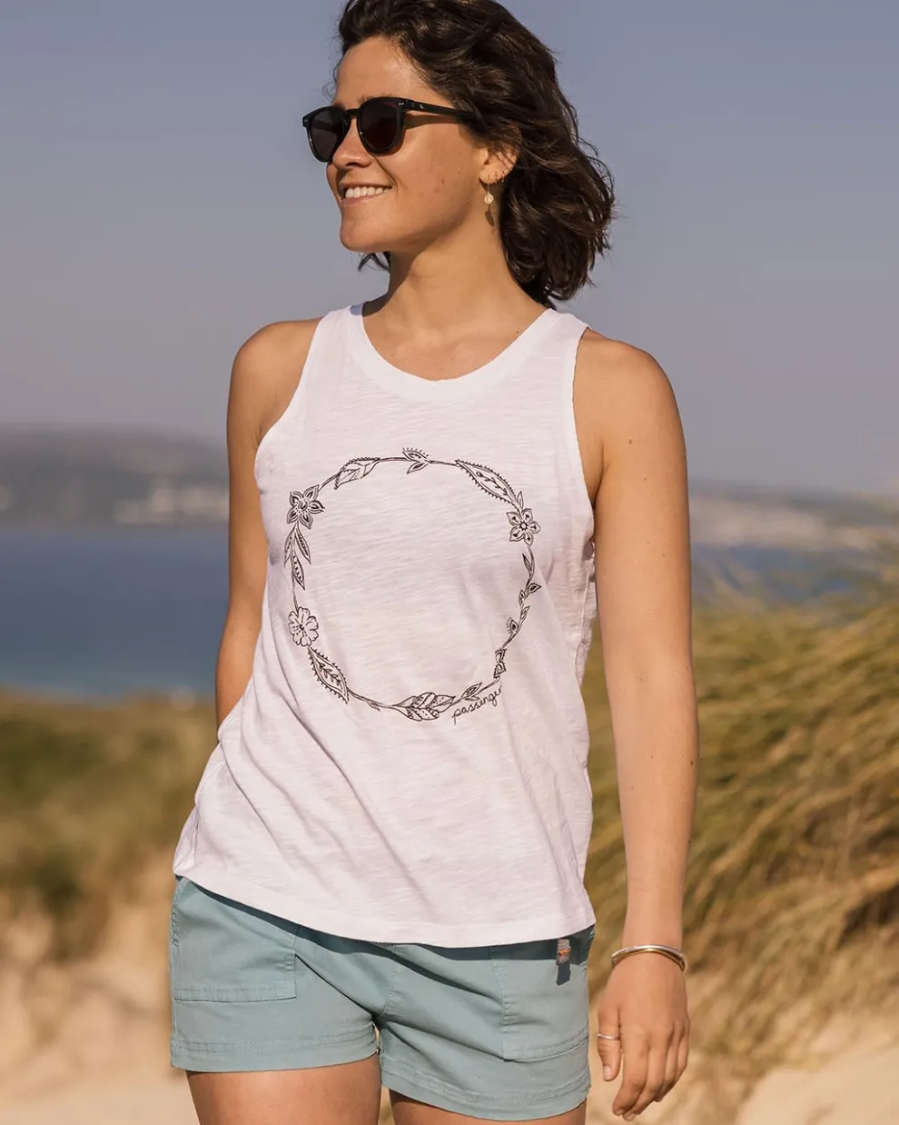 Daisy Chain Recycled Cotton Tank Top