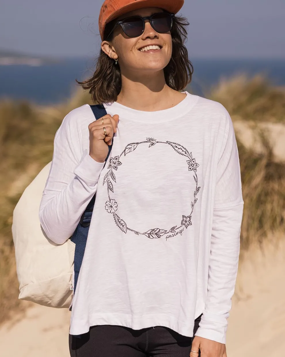 Daisy Chain Recycled Cotton LS T-Shirt