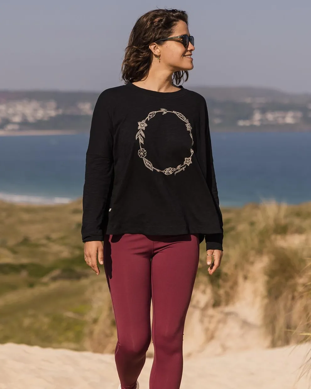 Daisy Chain Recycled Cotton LS T-Shirt