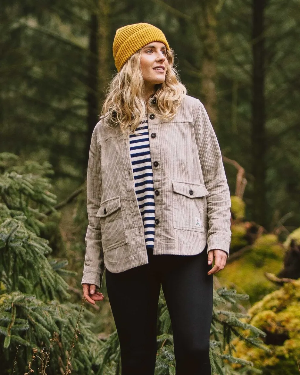 Dove Recycled Cord LS Shirt