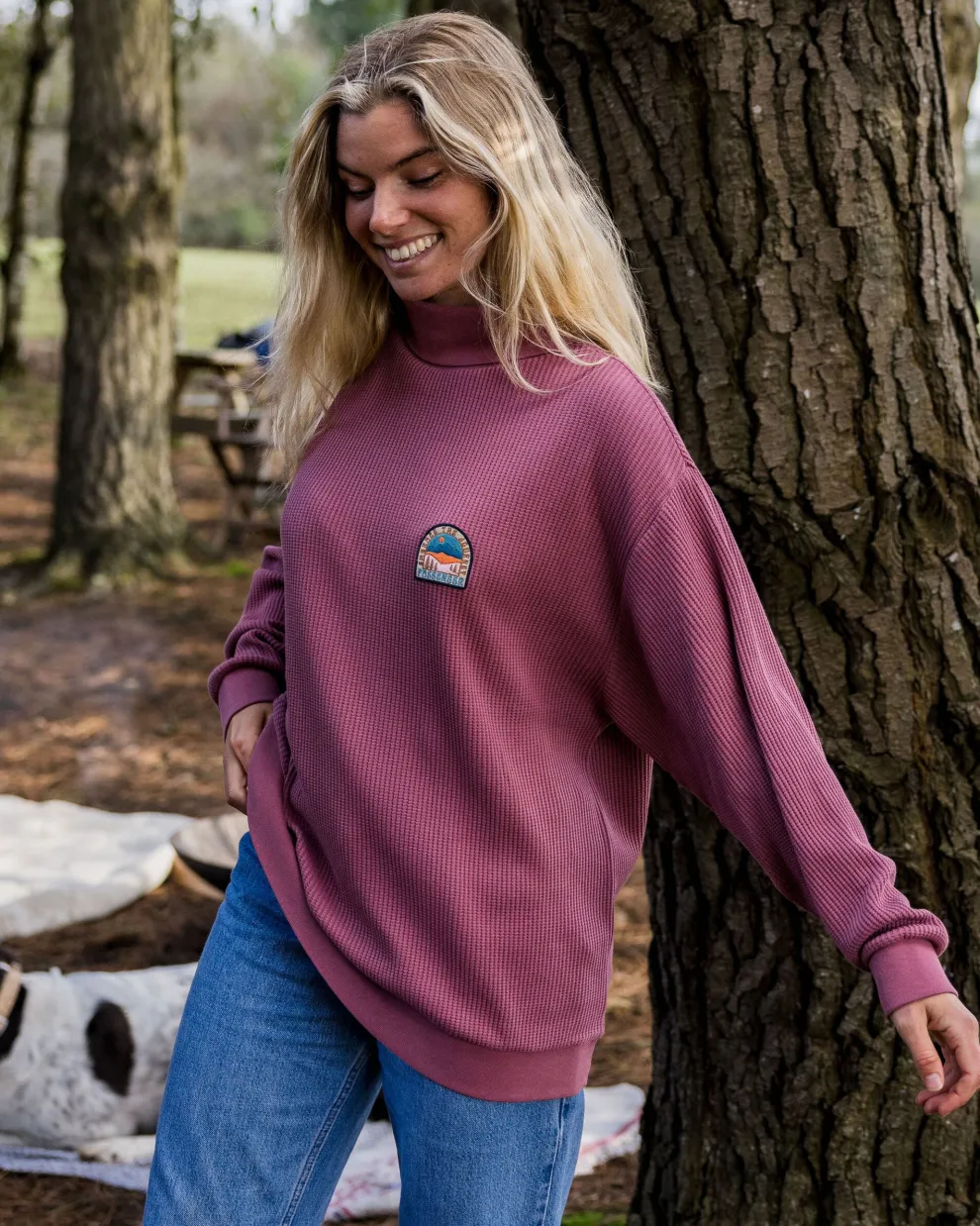 Flourish Roll Neck Top