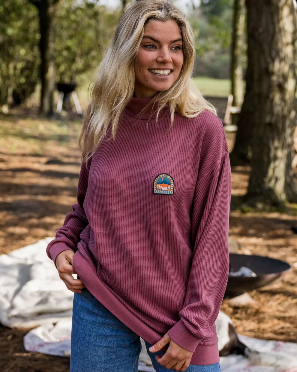 Flourish Roll Neck Top