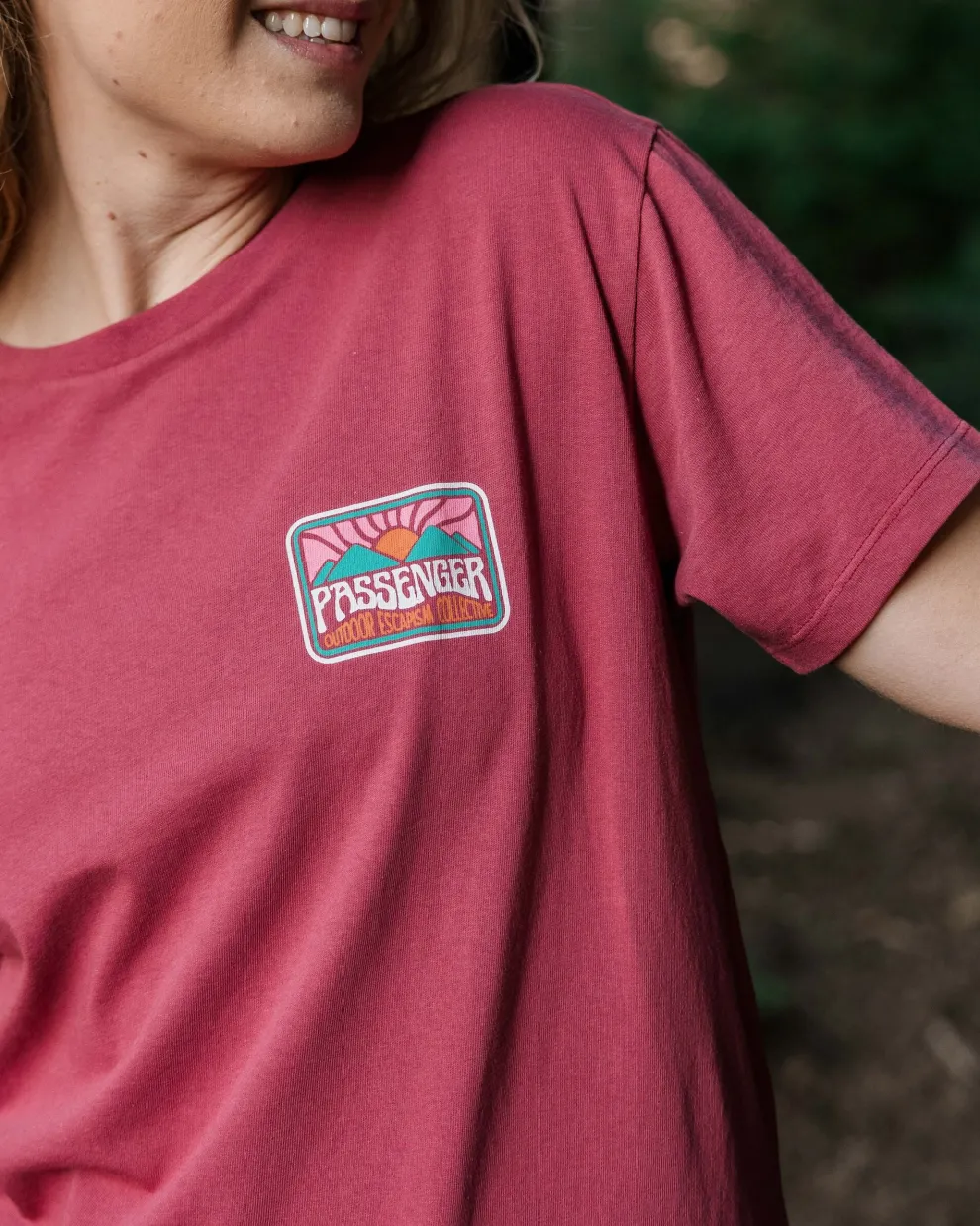 Golden Hour Recycled Cotton Oversized T-Shirt