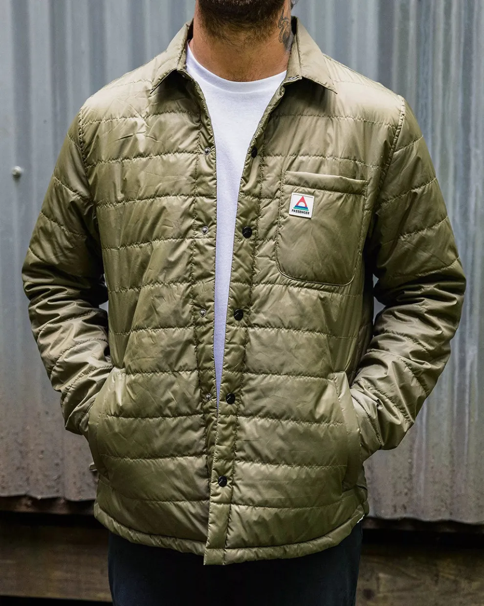 Grain Recycled Insulated Overshirt
