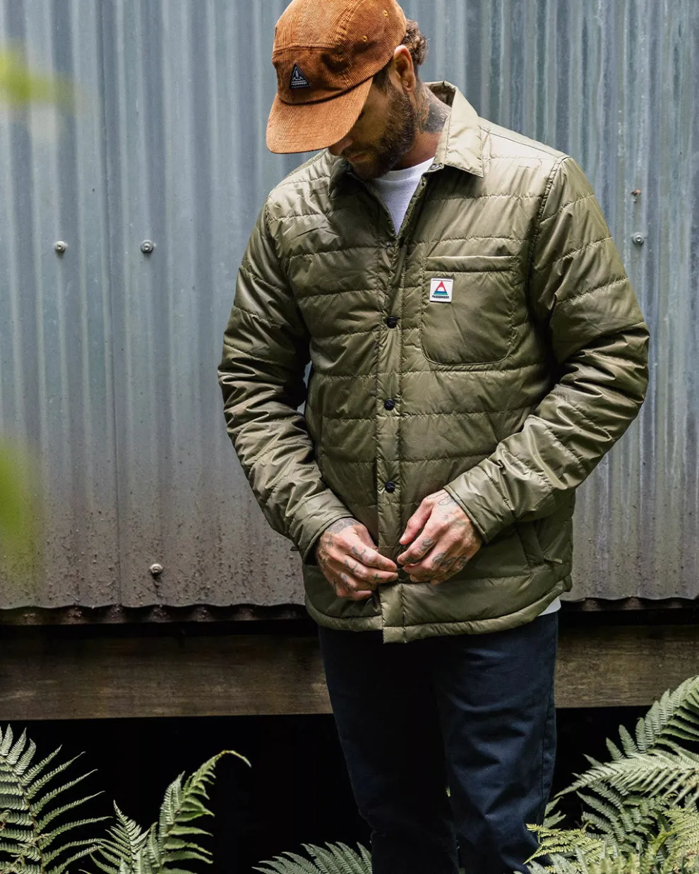 Grain Recycled Insulated Overshirt