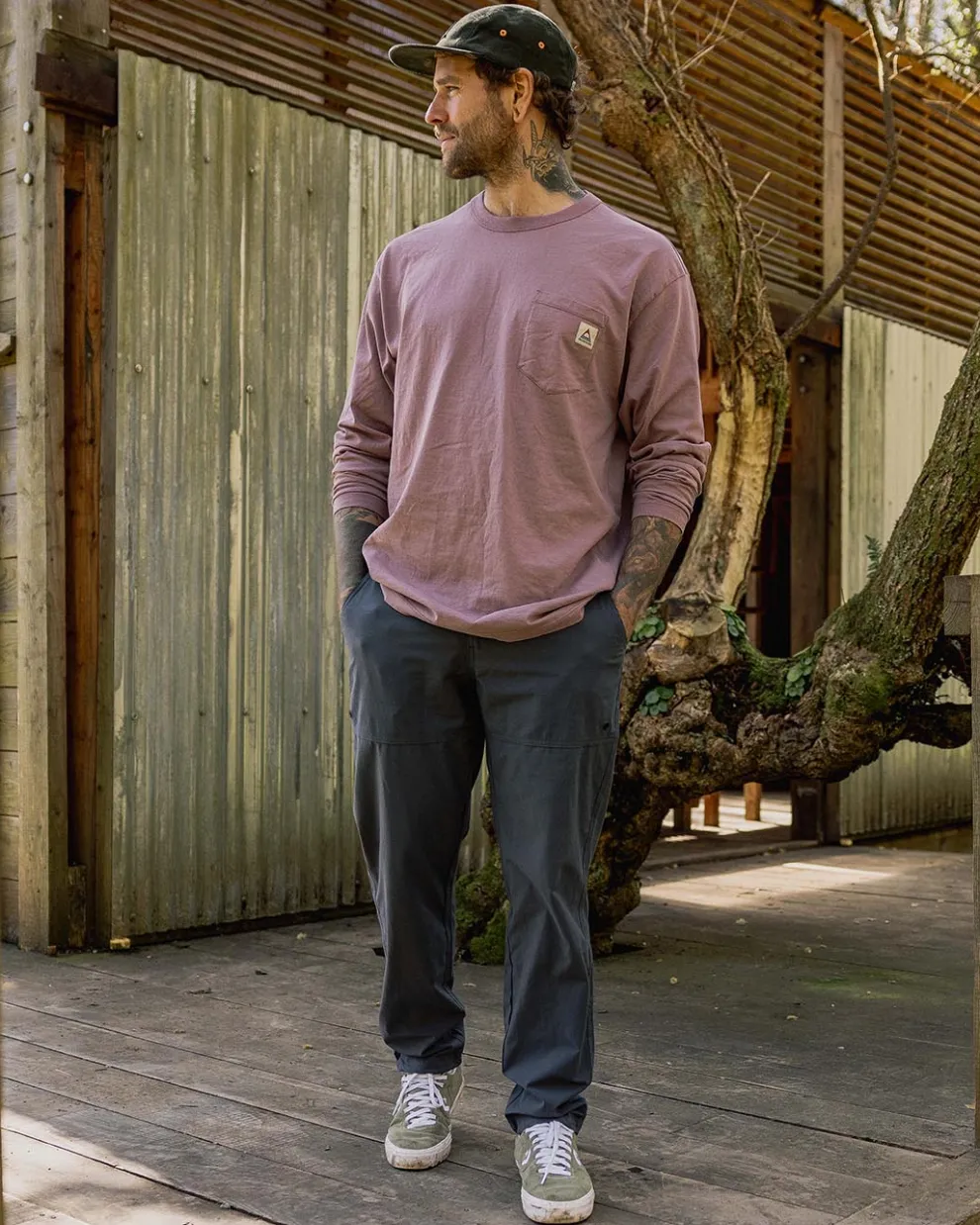 Heritage Recycled Relaxed Fit LS T-Shirt