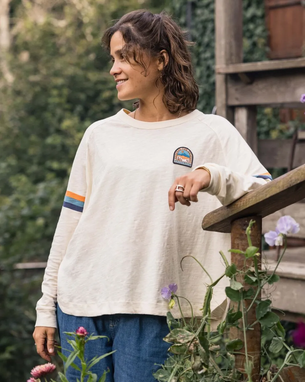 Hope Recycled Cotton Oversized Ls T-Shirt