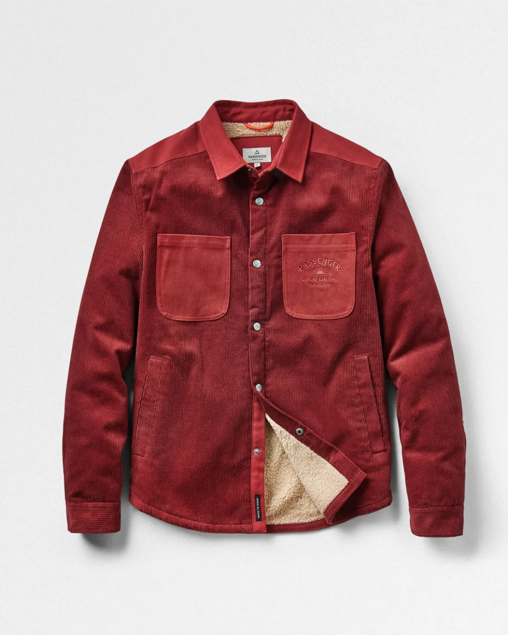 Kodiak Sherpa Lined Cord Overshirt