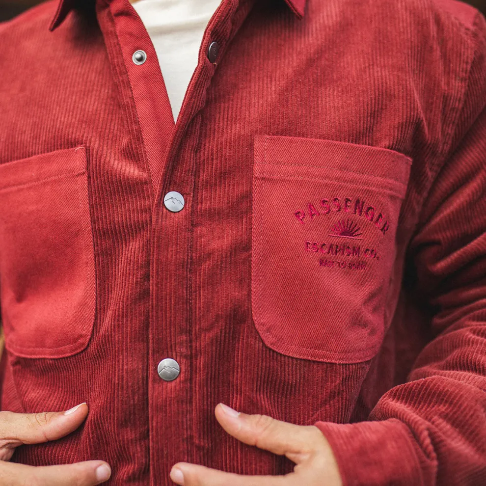 Kodiak Sherpa Lined Cord Overshirt