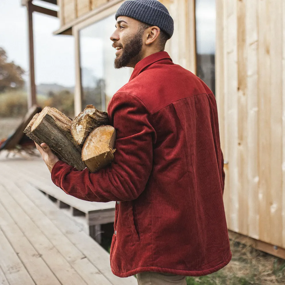 Kodiak Sherpa Lined Cord Overshirt