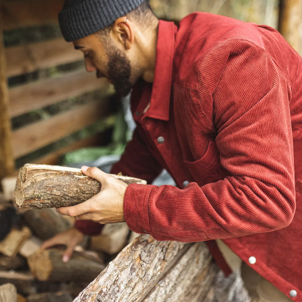 Kodiak Sherpa Lined Cord Overshirt