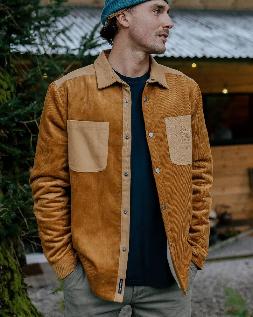 Kodiak Sherpa Lined Cord Overshirt