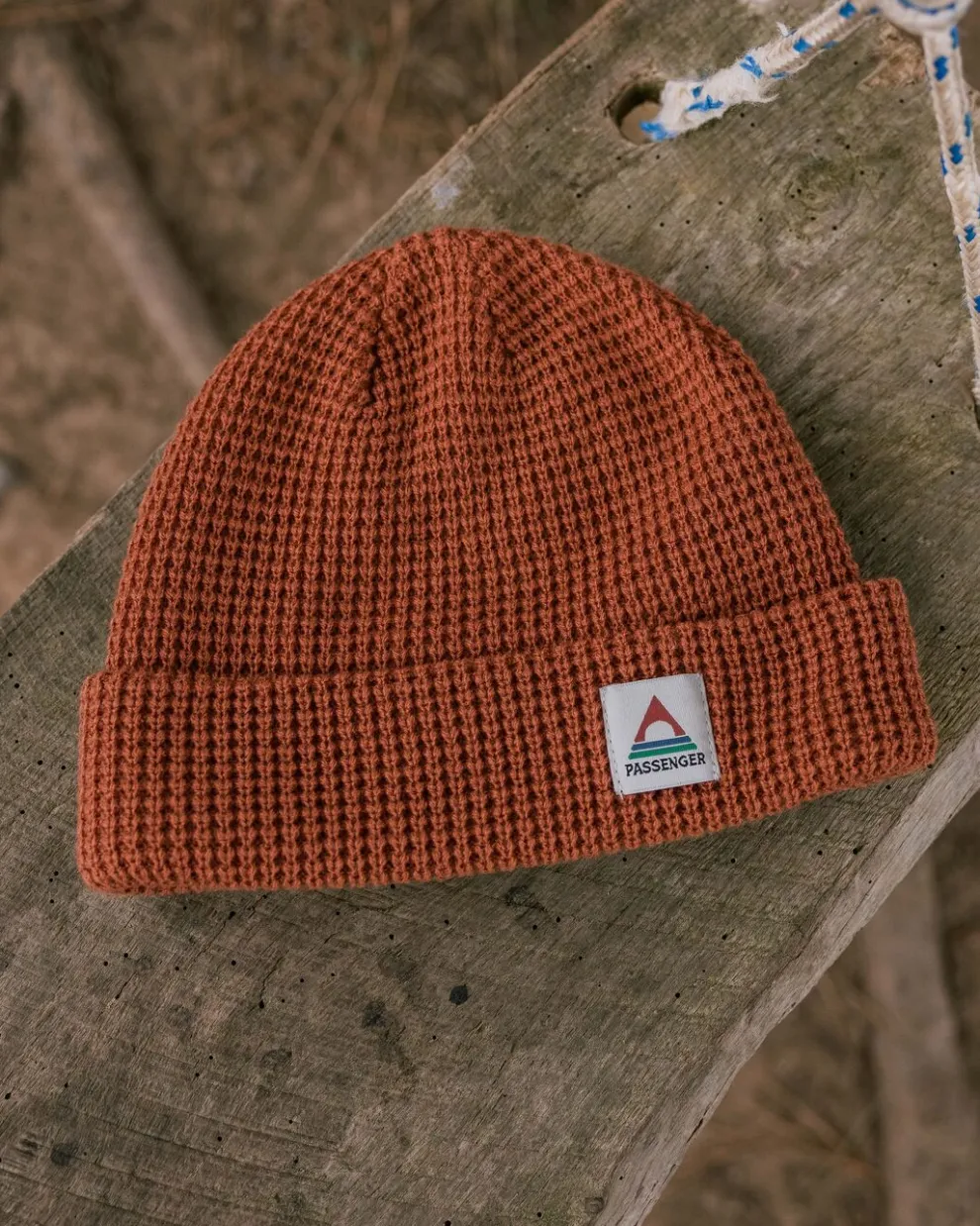 Moss Double Layer Recycled Waffle Beanie