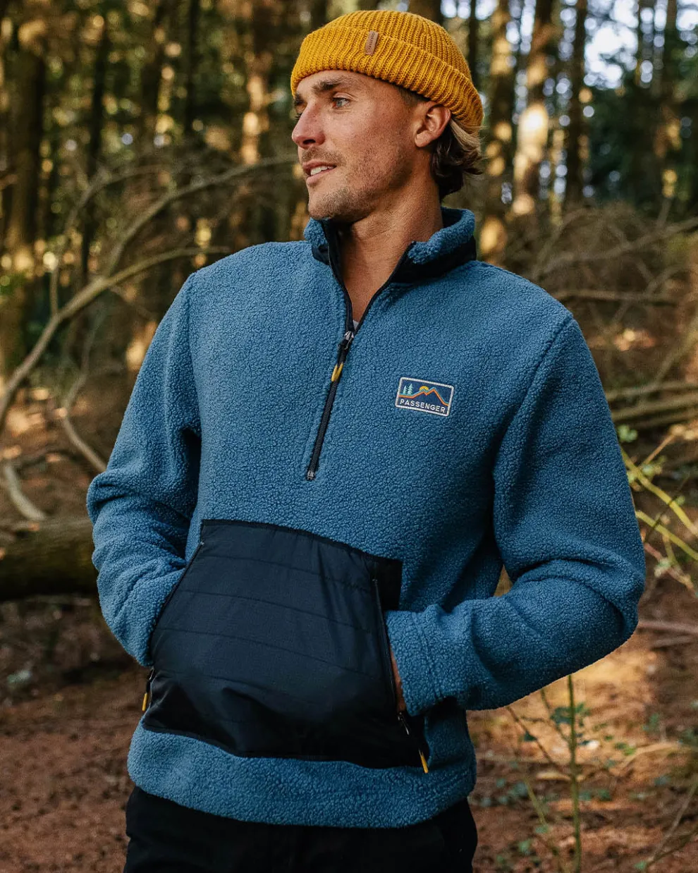 Oceanside Recycled Polar-Lined Sherpa Fleece