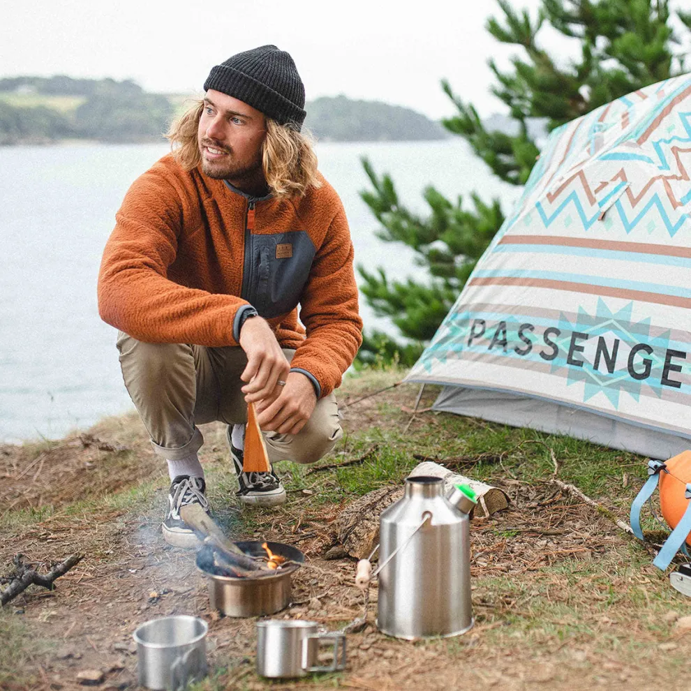 Offgrid 1/4 Zip Recycled Sherpa Fleece