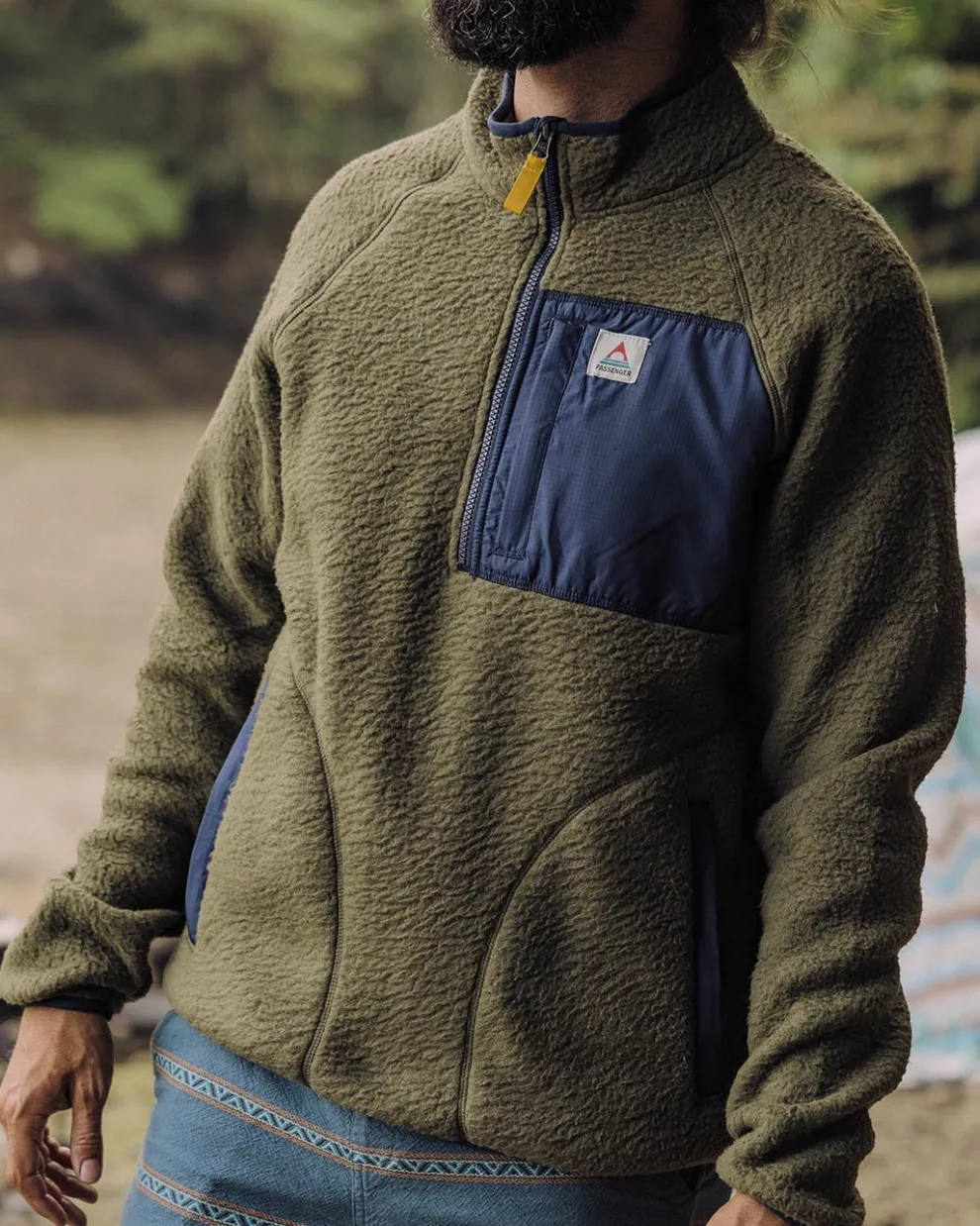 Offgrid 1/4 Zip Recycled Sherpa Fleece