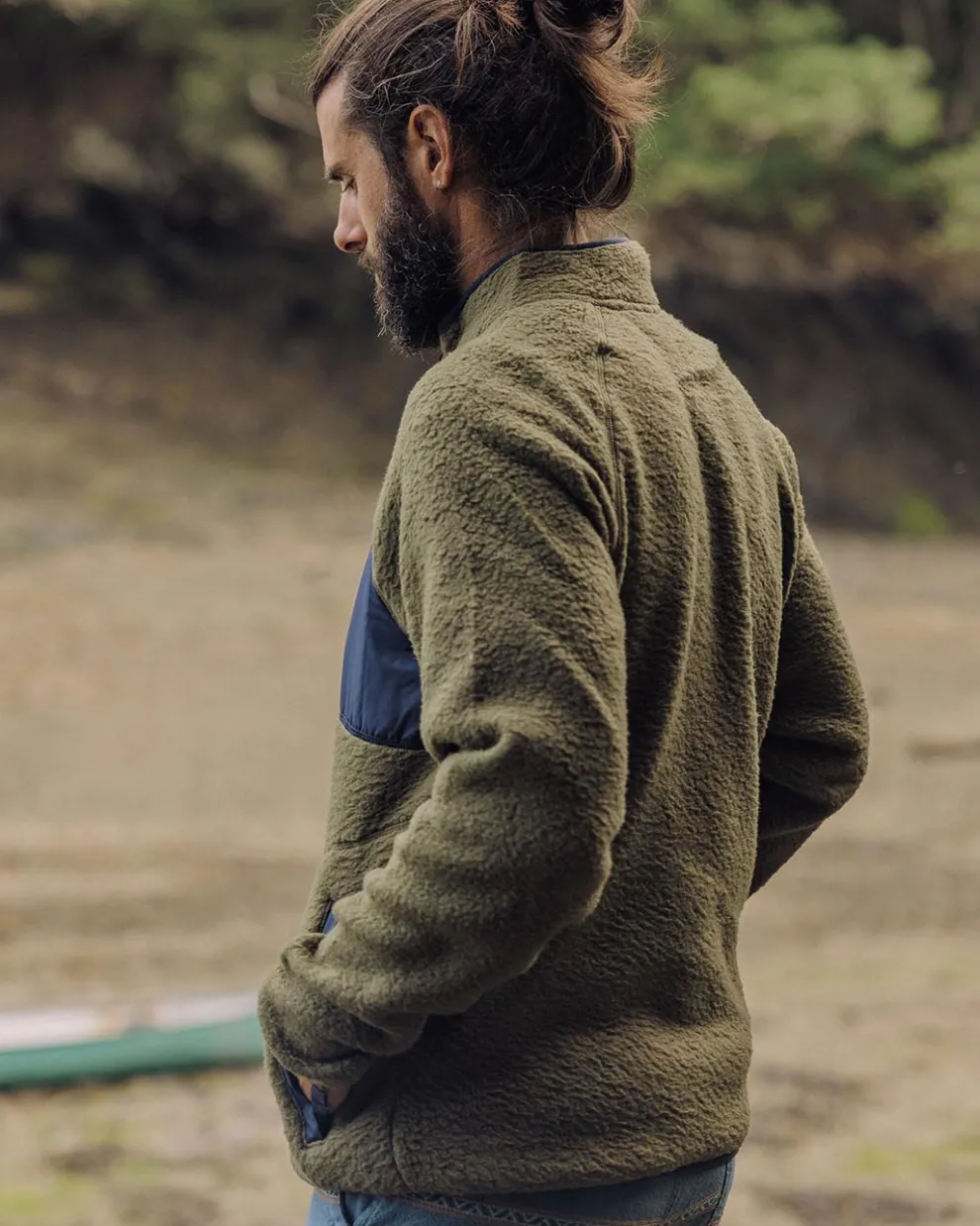 Offgrid 1/4 Zip Recycled Sherpa Fleece