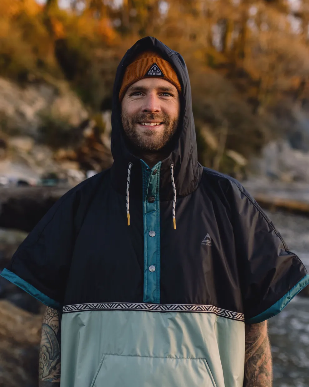 Outback Recycled Pull Over Changing Robe