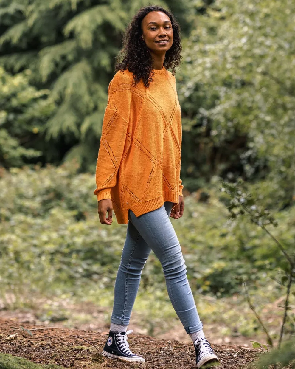 Palm Organic Oversized Knitted Jumper