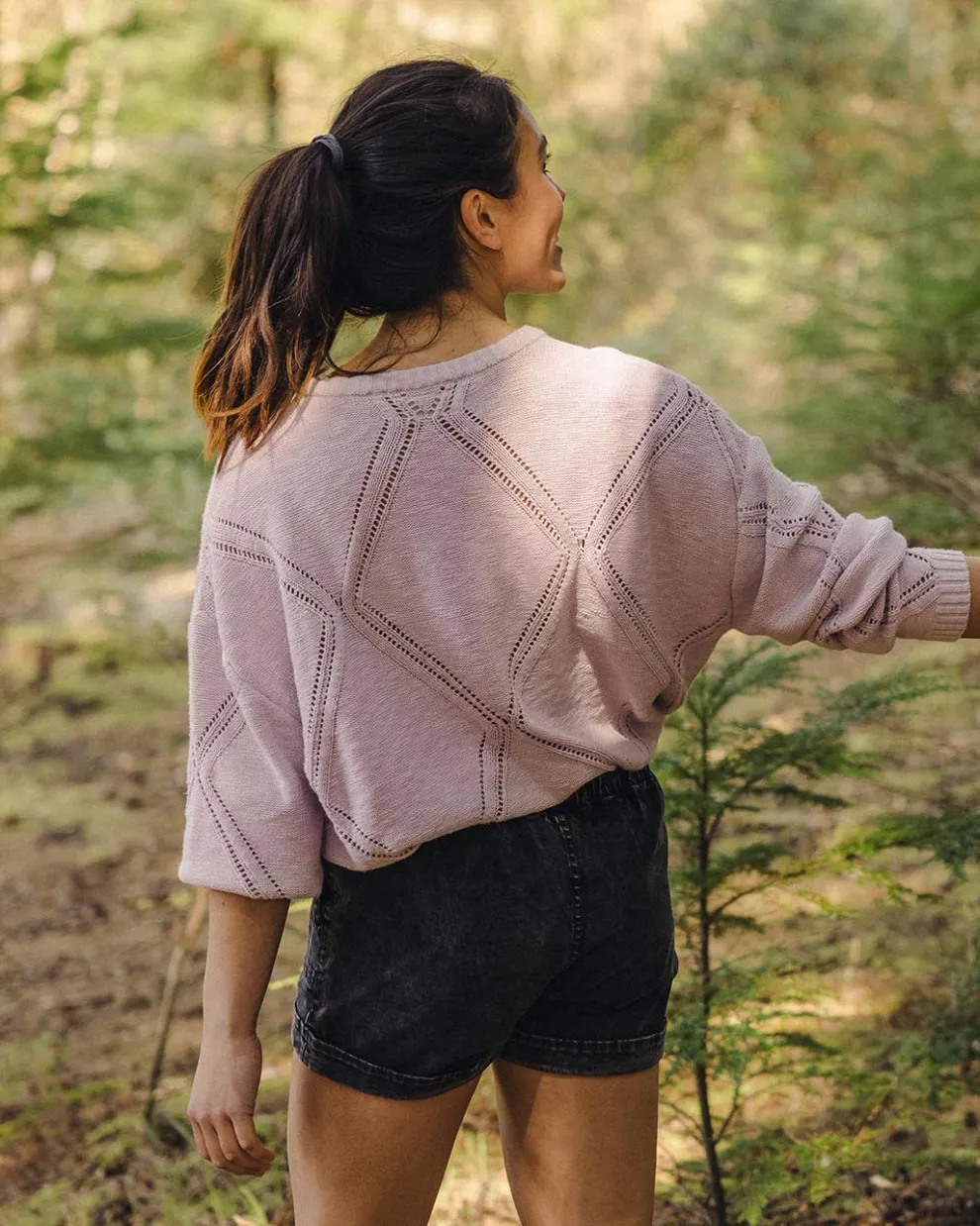 Palm Organic Oversized Knitted Jumper