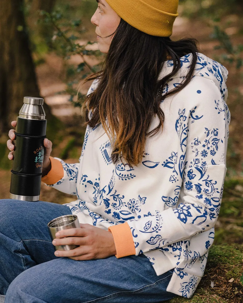 Patchwork Recycled Cotton Hoodie