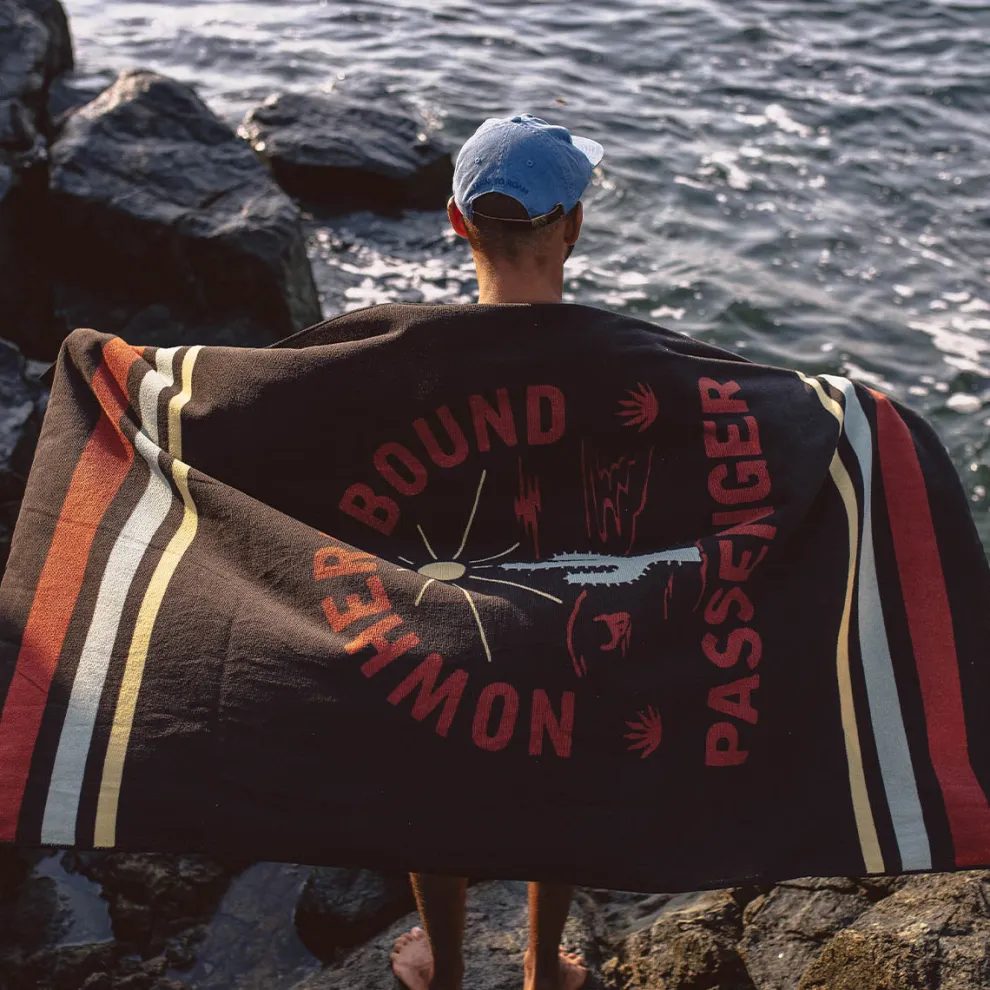 Portland Beach Recycled Towel