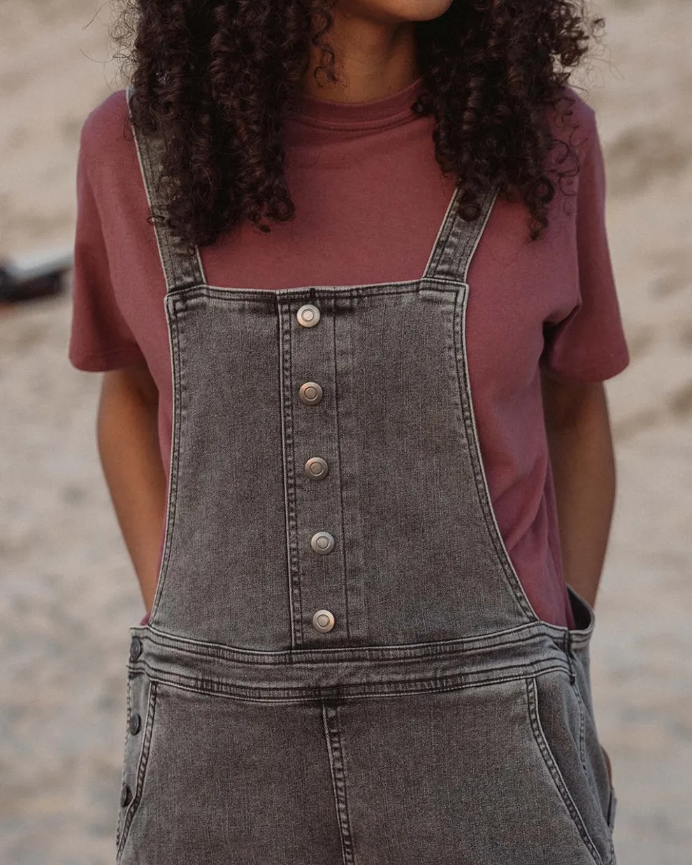 Riverside Denim Short Dungarees
