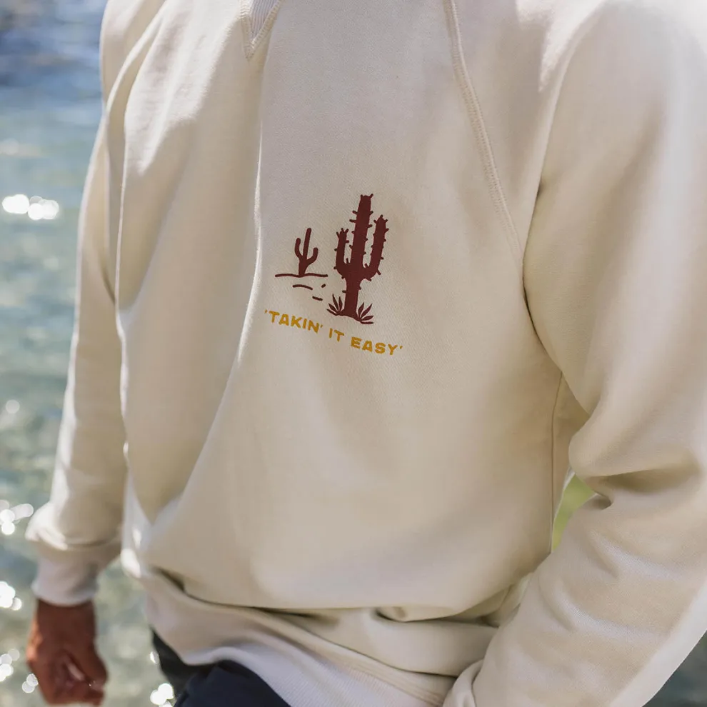 Roll Slow Recycled Cotton Sweatshirt