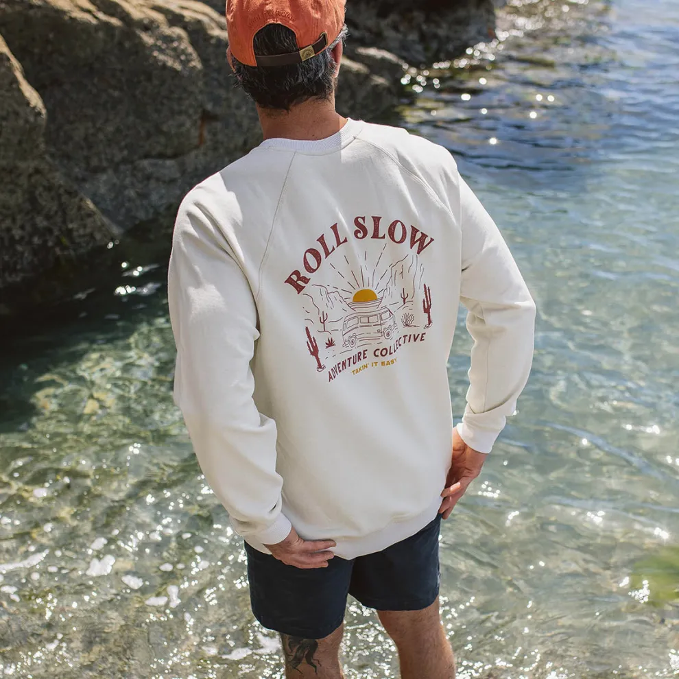 Roll Slow Recycled Cotton Sweatshirt