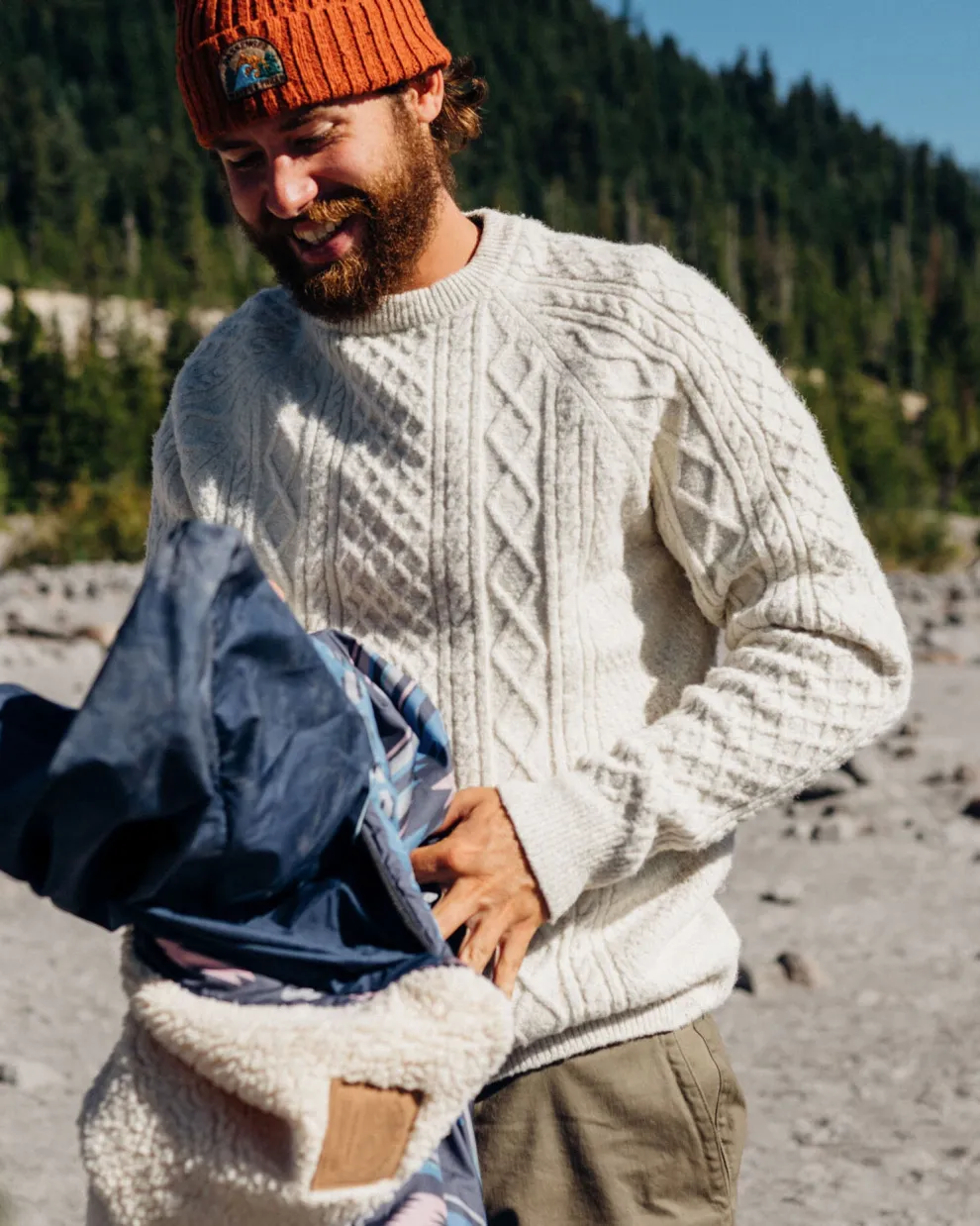 Sandbar Cable Knitted Jumper
