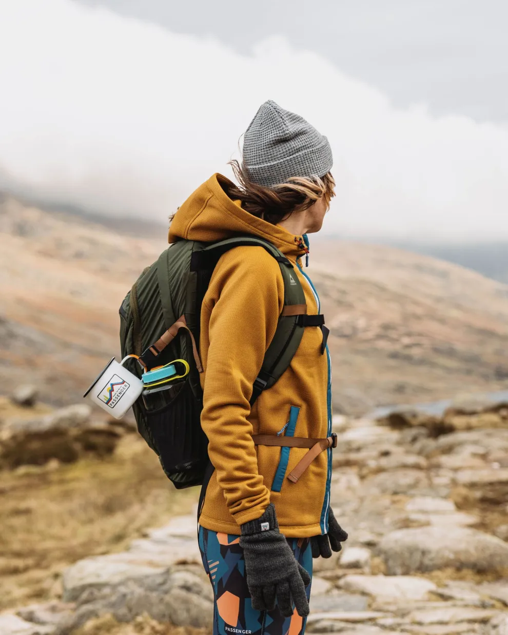 Slope Hooded Recycled Fleece