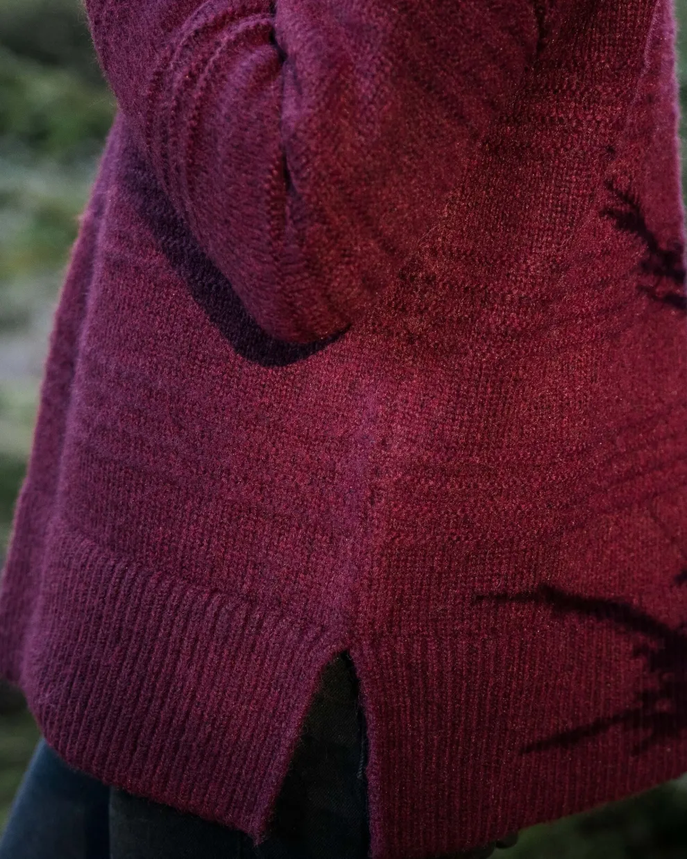 Snug Recycled Polo Neck Knitted Jumper