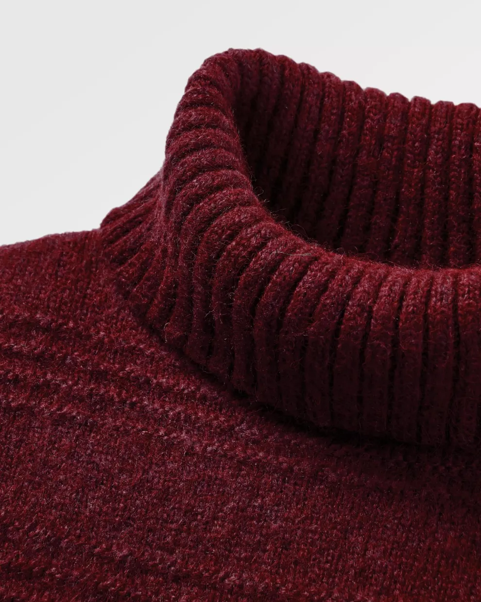 Snug Recycled Polo Neck Knitted Jumper