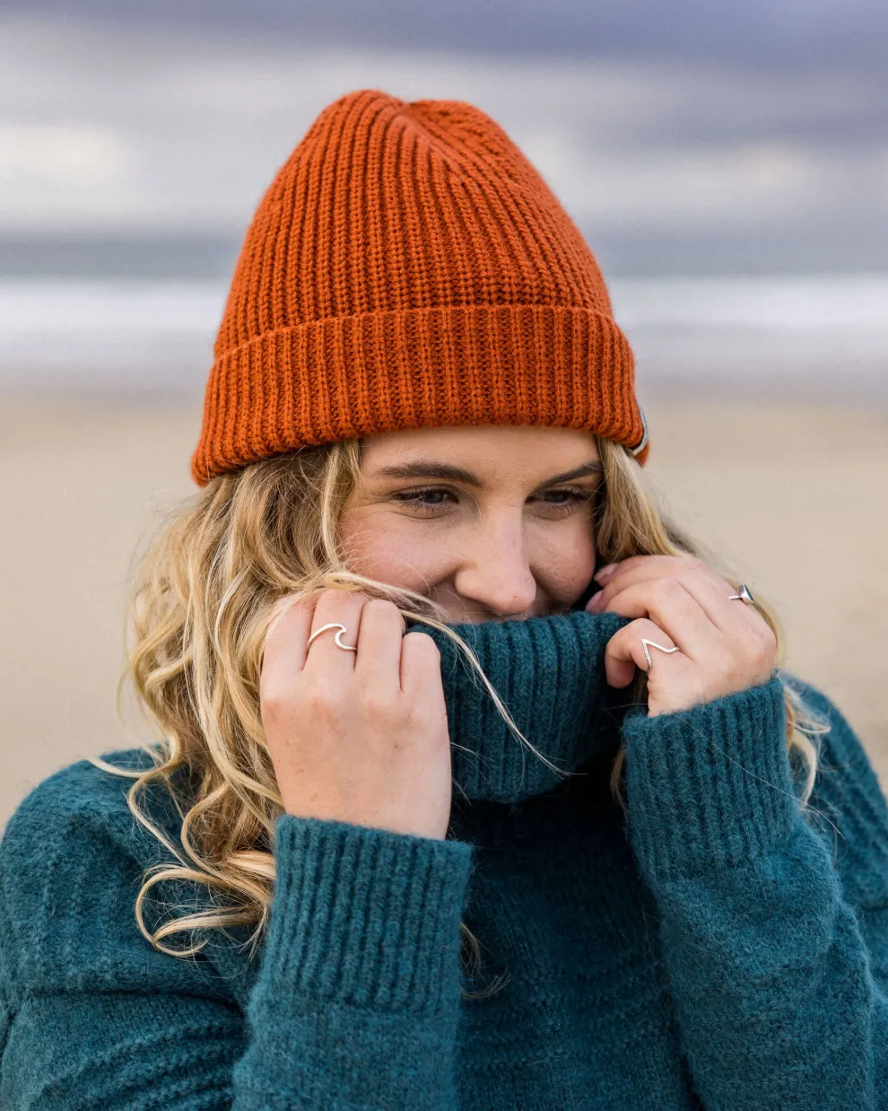 Snug Recycled Polo Neck Knitted Jumper