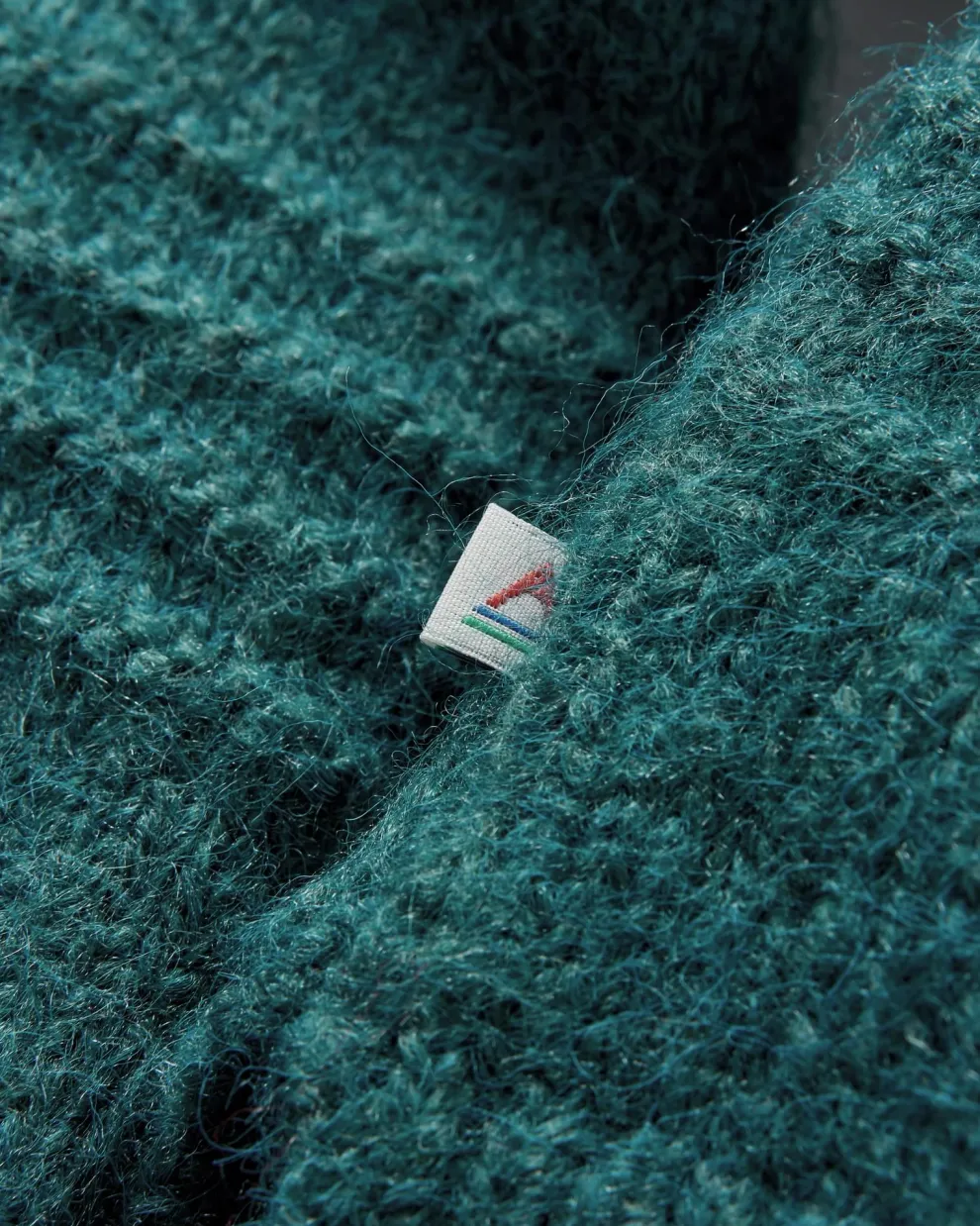 Snug Recycled Polo Neck Knitted Jumper