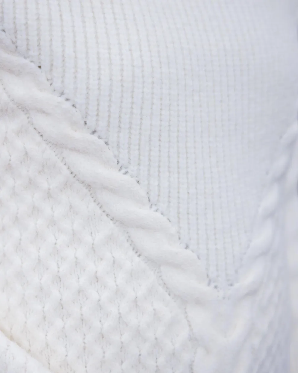 Snuggle Recycled Knitted Polo Neck