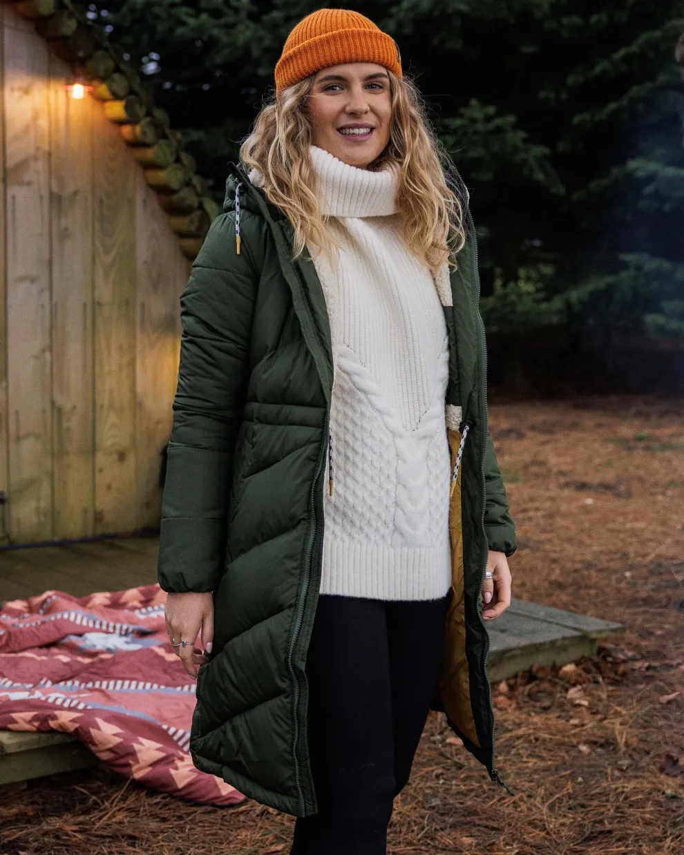 Snuggle Recycled Knitted Polo Neck