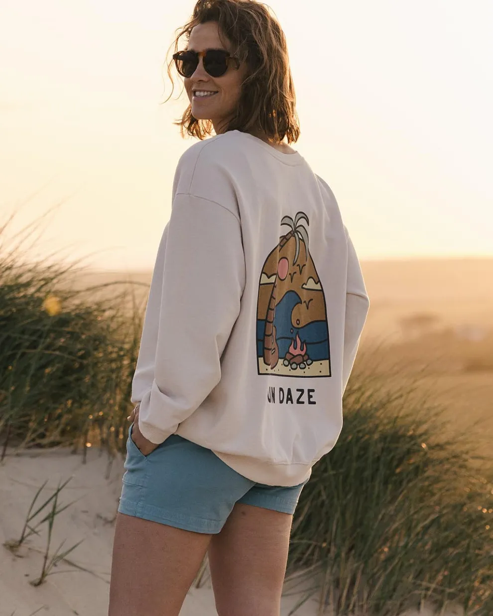Sundaze Recycled Cotton Sweatshirt
