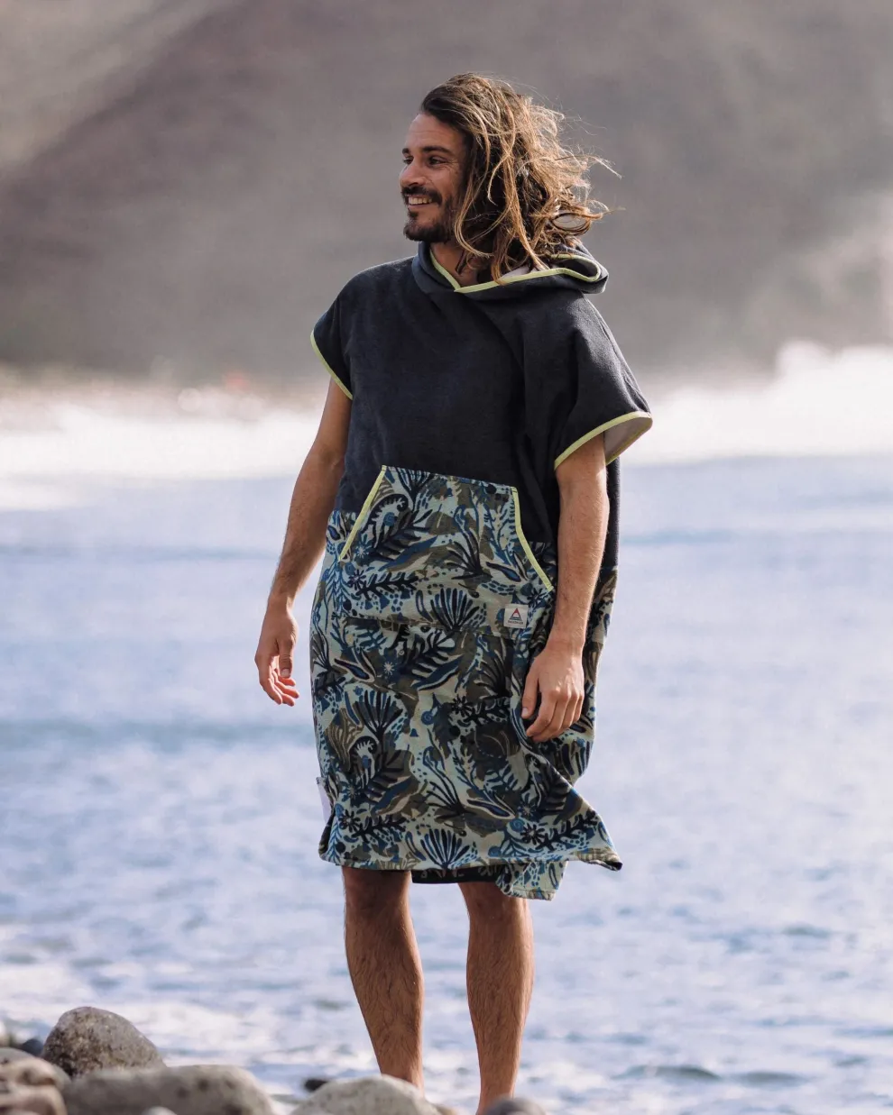 Tulum Recycled Towel Poncho