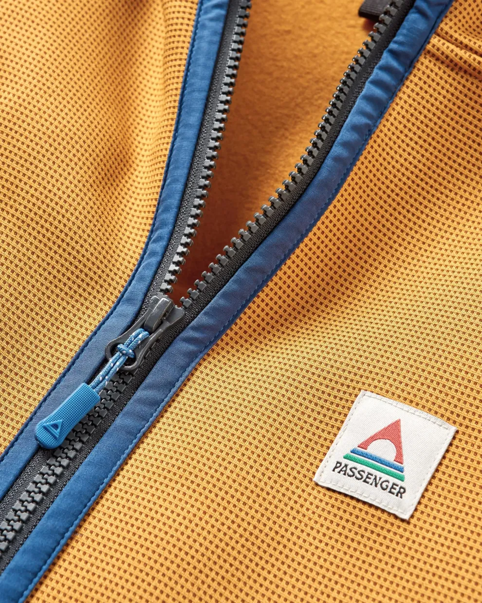 Vertical Full Zip Hooded Recycled Fleece