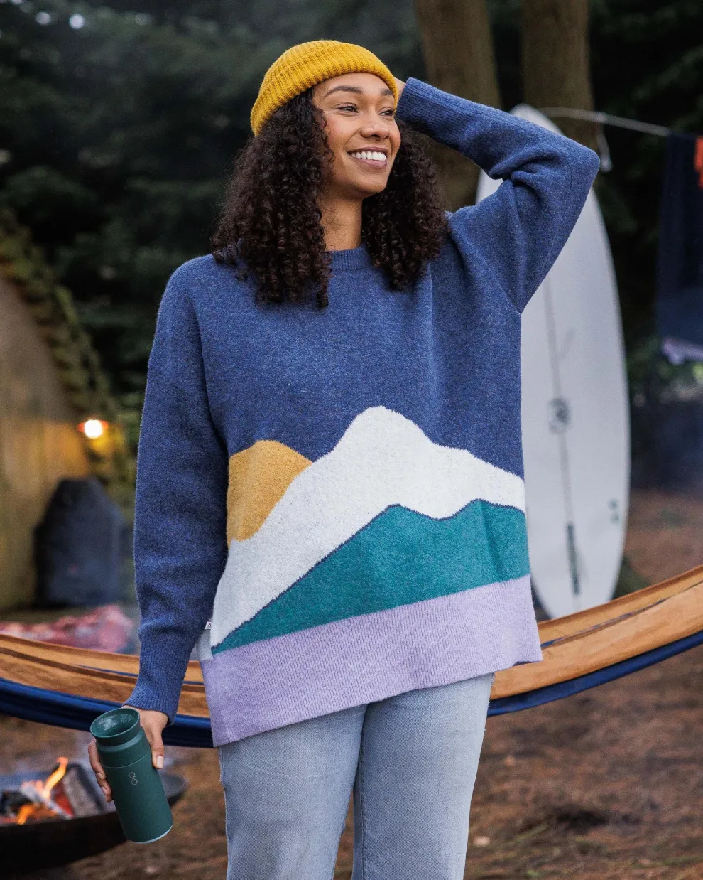 Vista Recycled Oversized Knitted Jumper