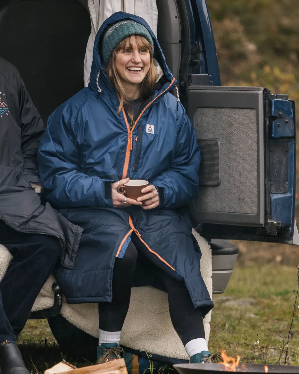 Waves Recycled Sherpa Lined Changing Robe