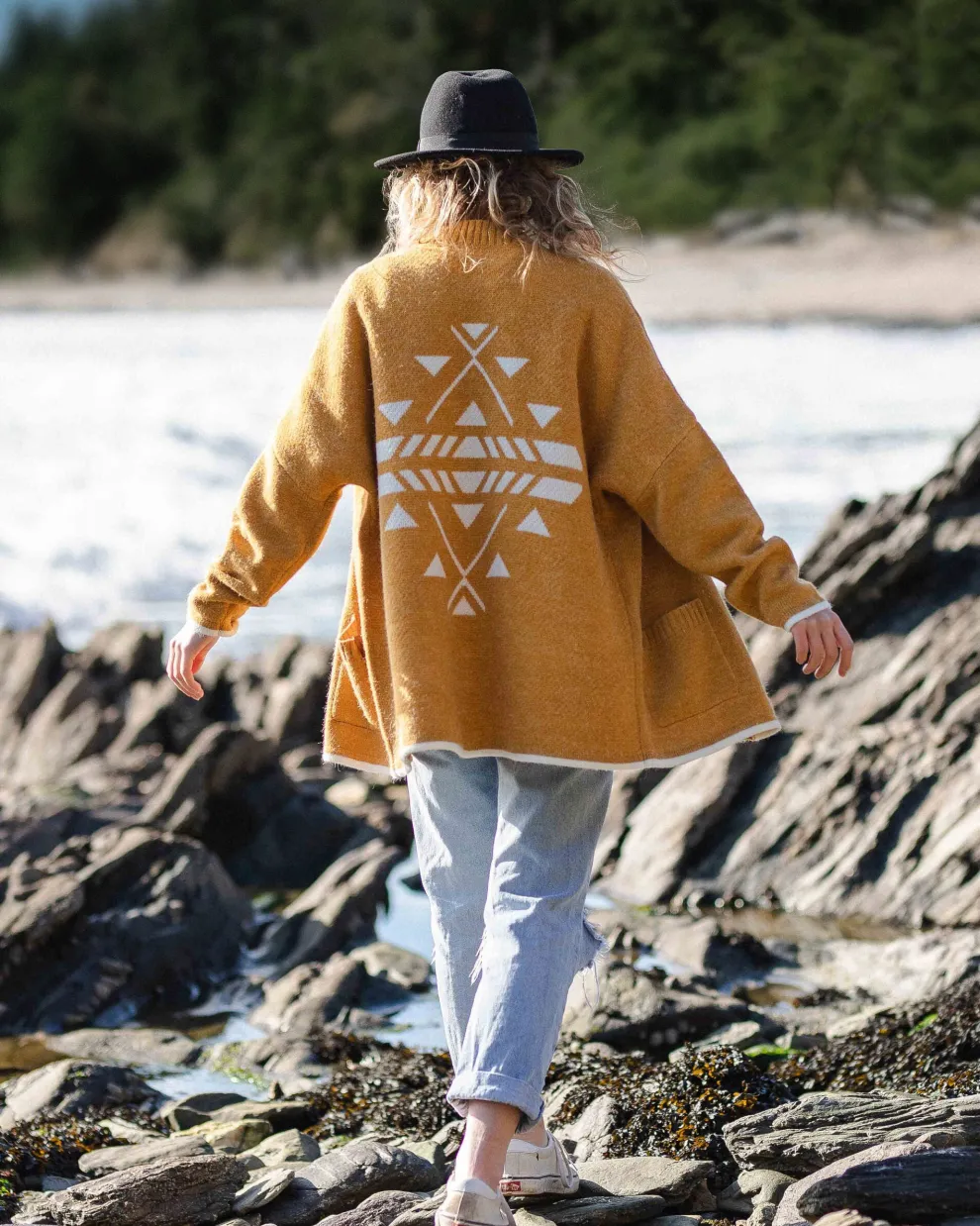 West Coast Recycled Knitted Cardigan