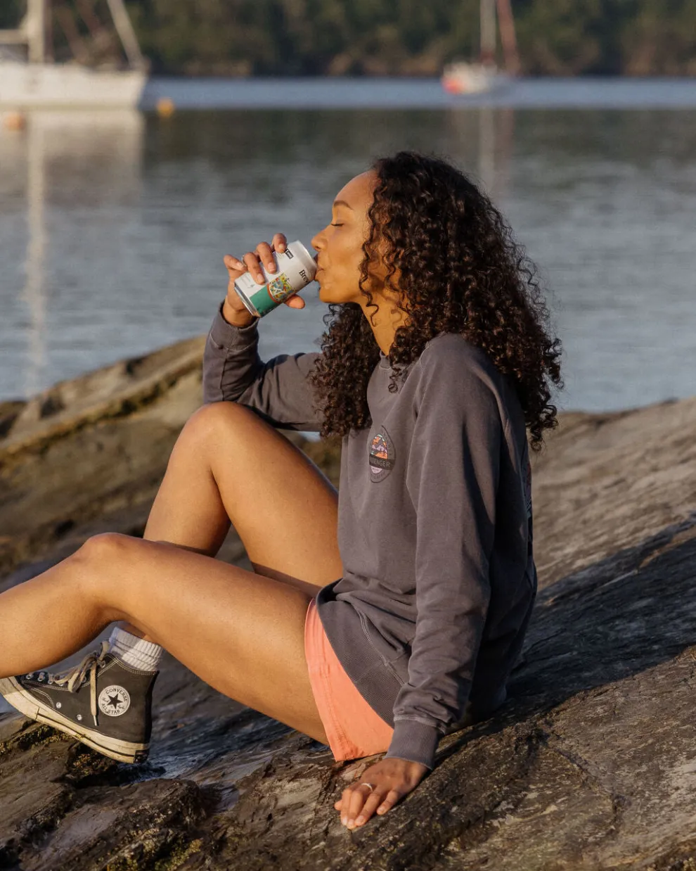 Wilds Recycled Cotton Oversized Sweatshirt