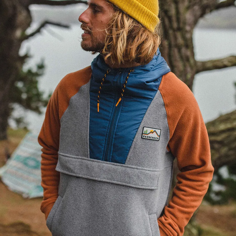 Woodland 1/2 Zip Recycled Polar Fleece